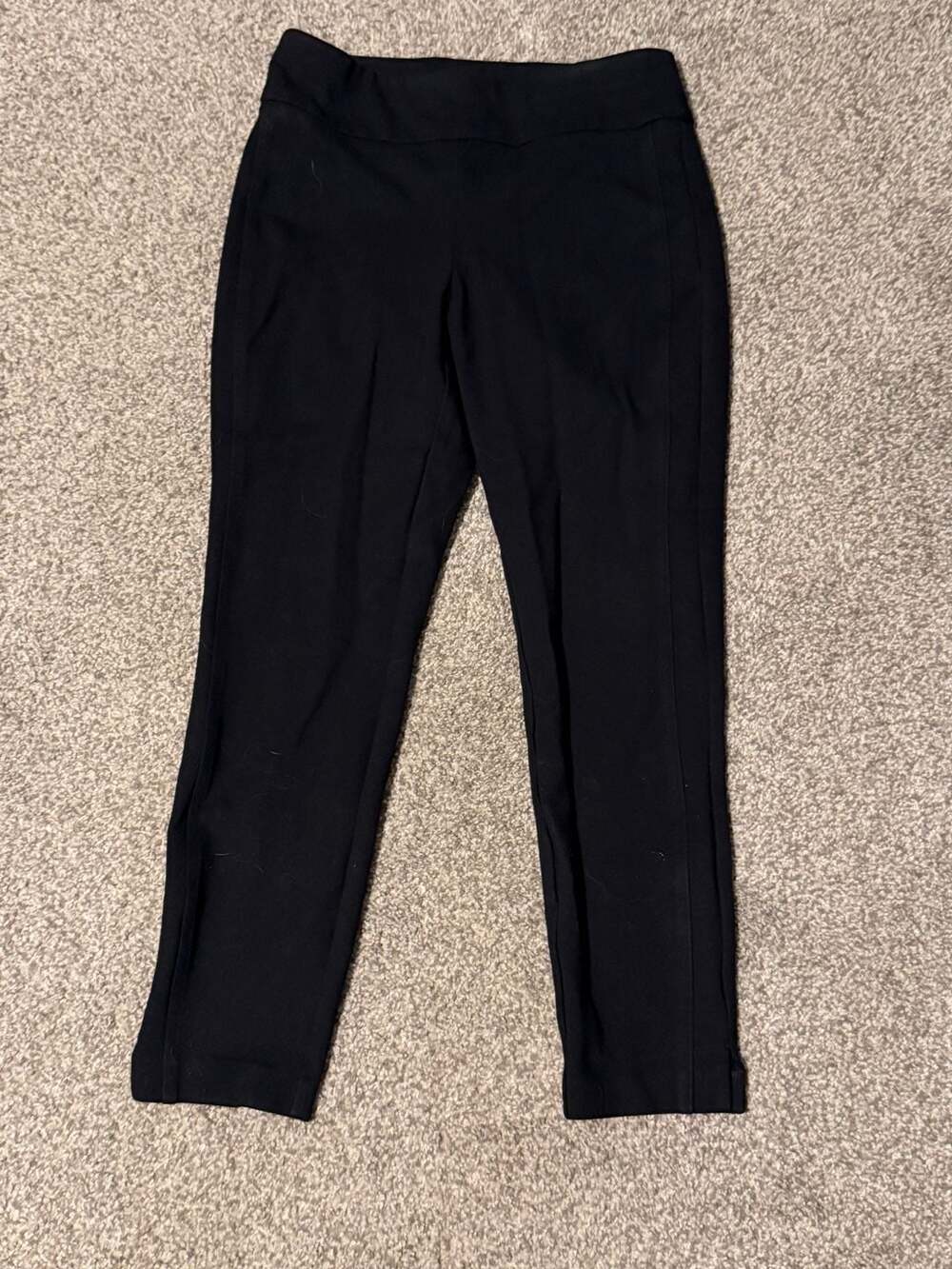 Express Columnist High Rise Ankle Pants in Black - Small